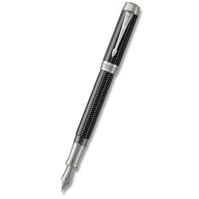 Parker Duofold Prestige Schwarze Chevron-Spitze M